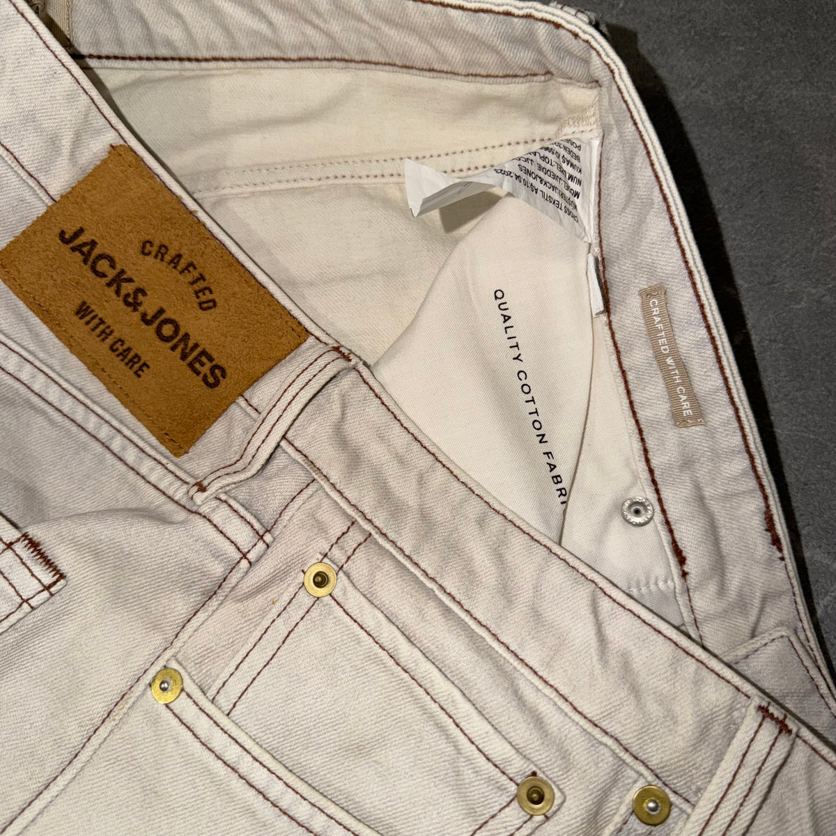 Jack & Jones Dessert Print Eddie Jeans