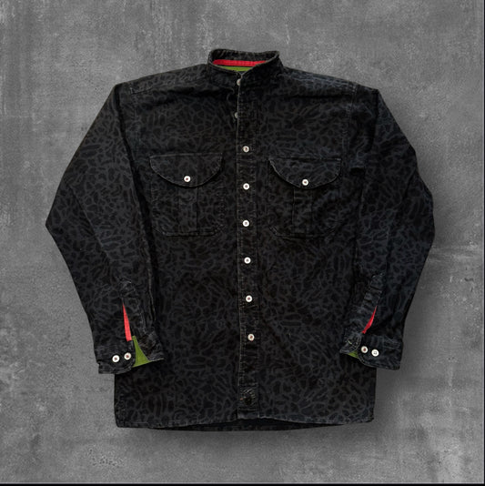 Cheetah Print Heavy Cotton Shirt