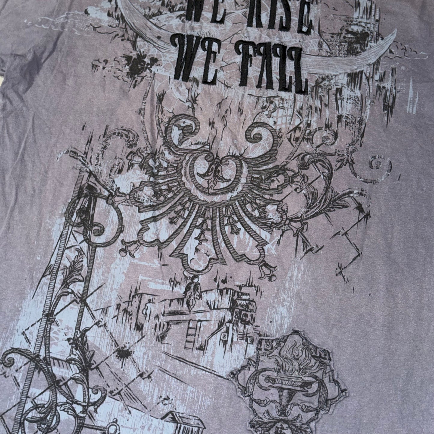 Vintage Indigo Star Faded Tee