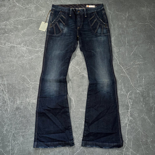 Y2k Replay Wmns Flared Low rise Jeans