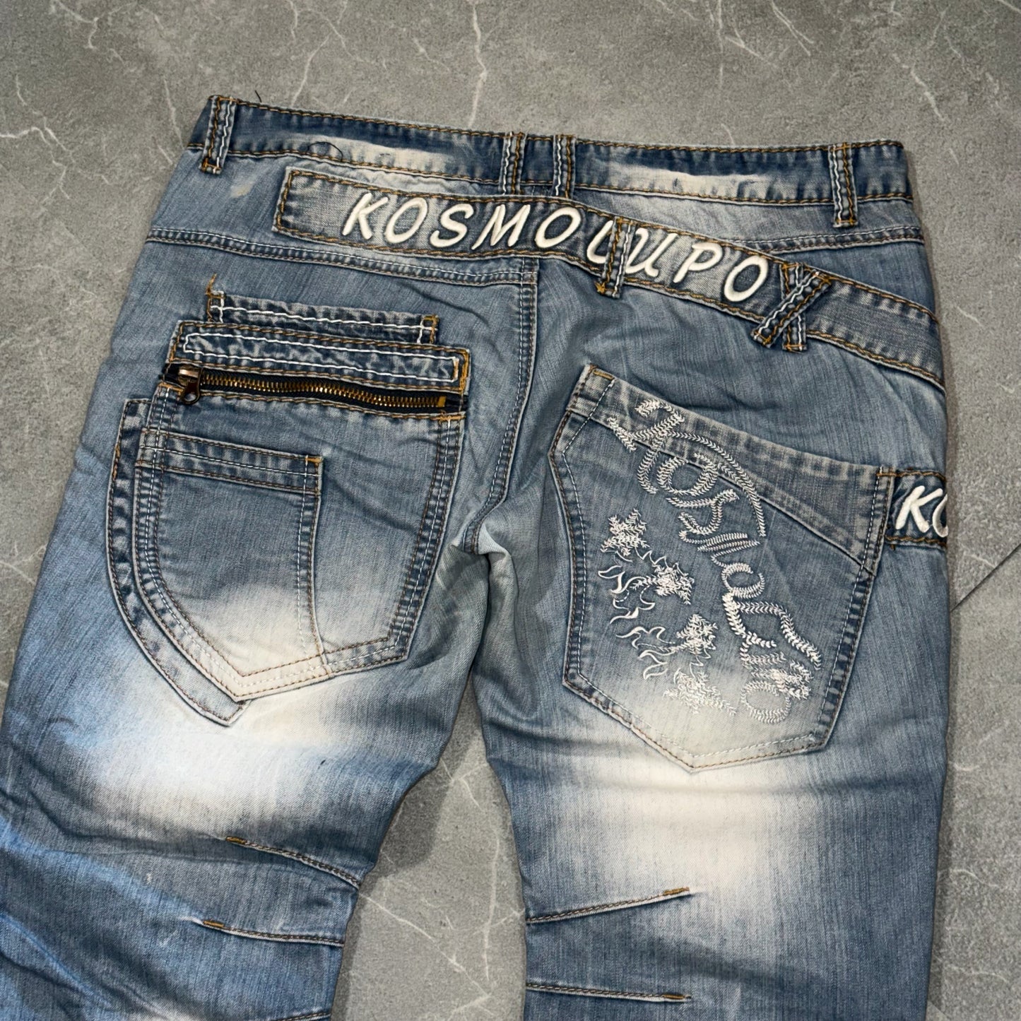 Y2k Kosmo Lupo Buker Jeans
