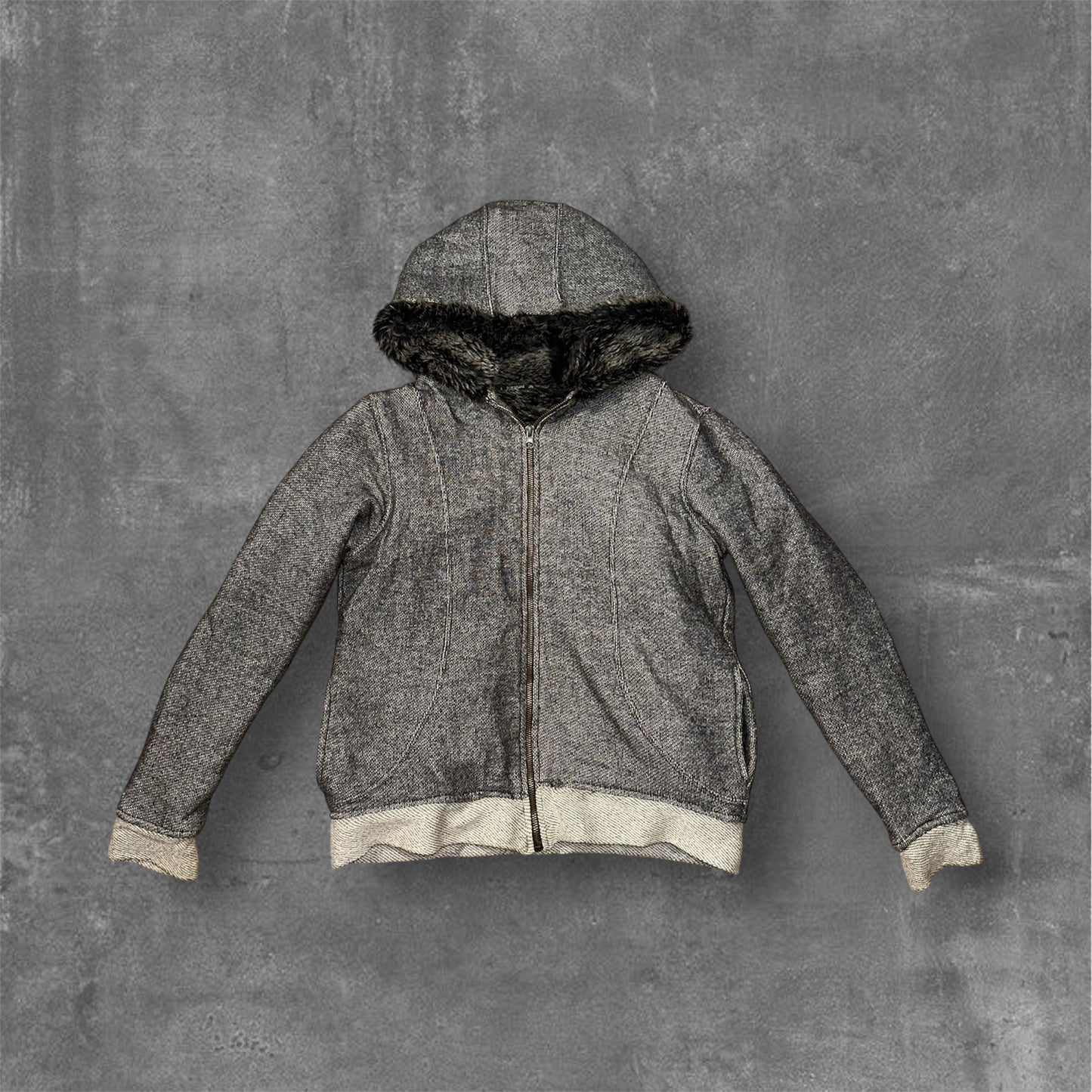 Y2k Fur Hooded Jacket