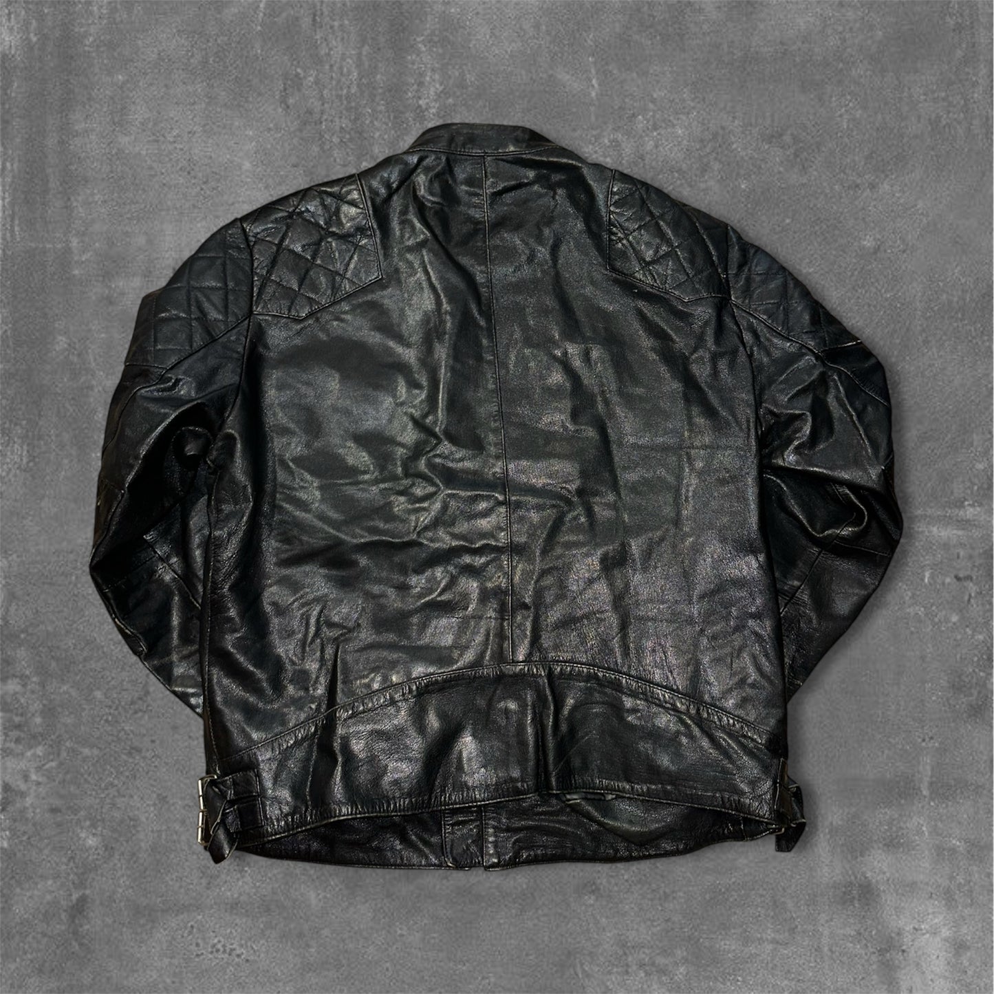 Vintage Biker Real Leather Jacket