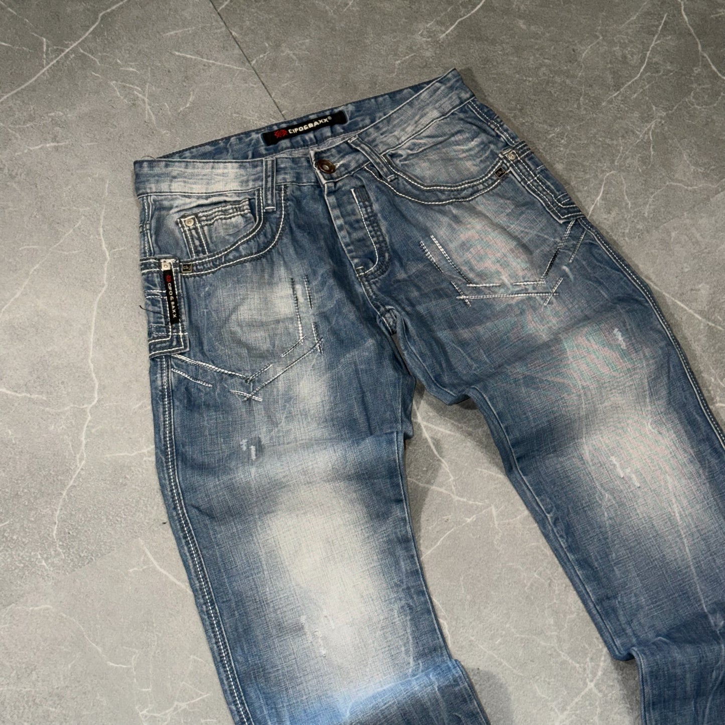 Y2k Cipo & Baxx biker Jeans