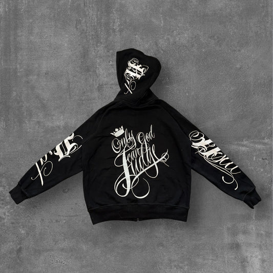Bsat ,,Only God can judge“ Hooded Jacket