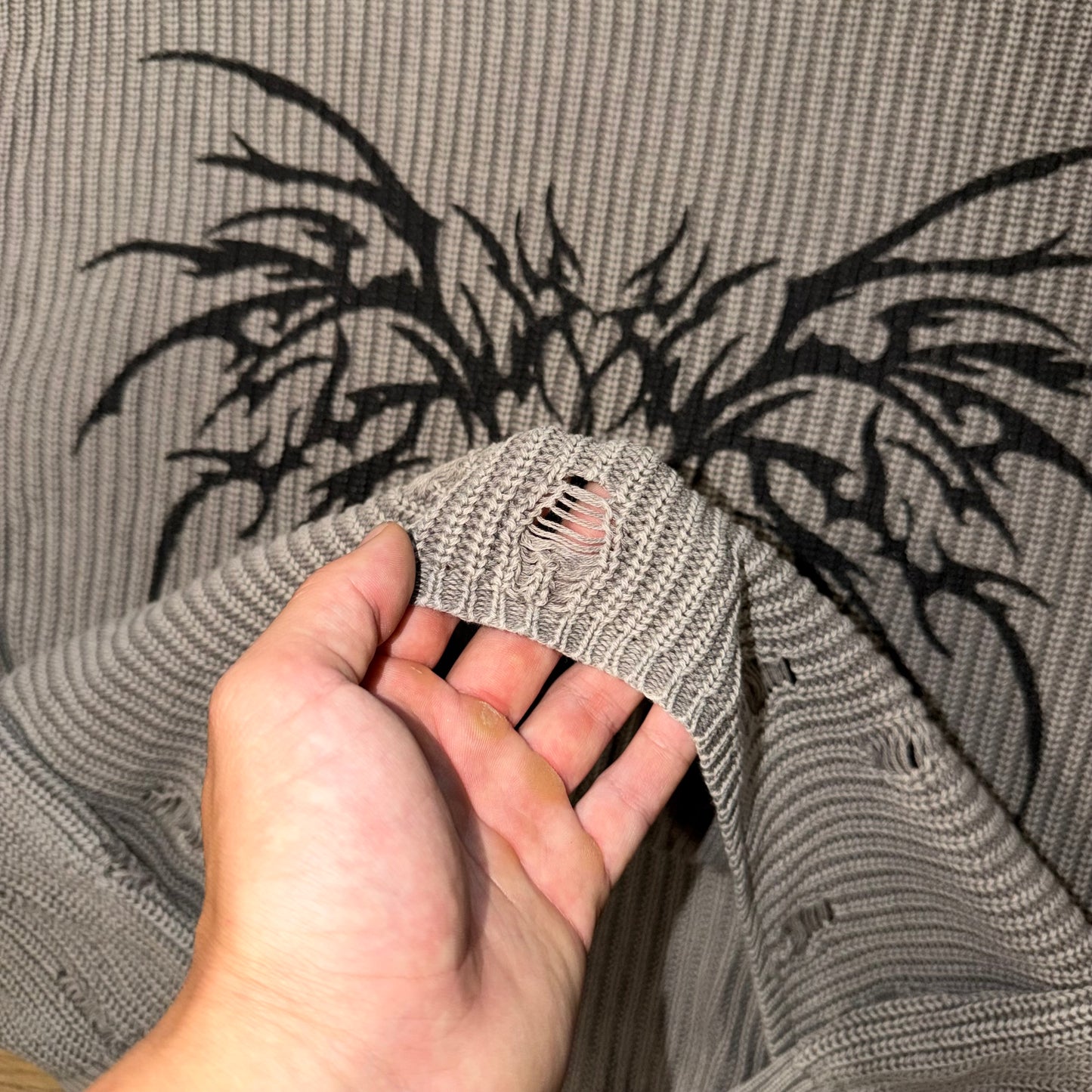 House Distressed Crewneck