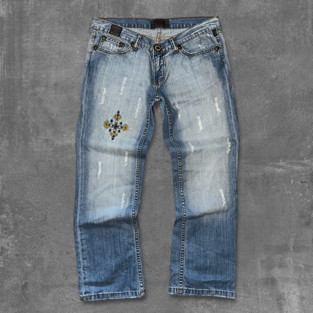 Y2k Versace Wmns Jeans