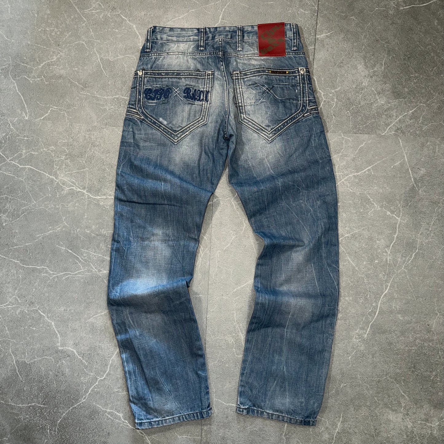 Y2k Cipo & Baxx biker Jeans