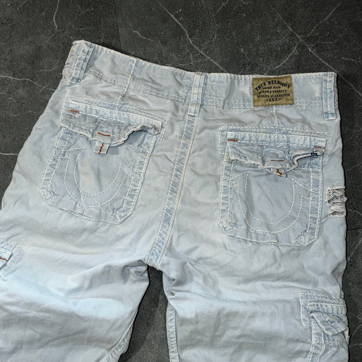 Y2k True Religion Cargo Pants