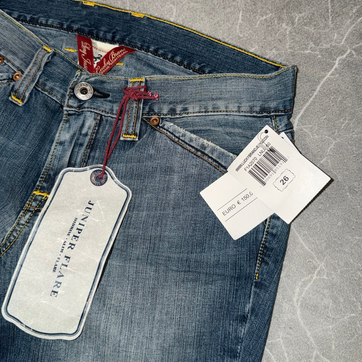 Y2k Lucky Brand “Lucky You” Flared Low rise Jeans