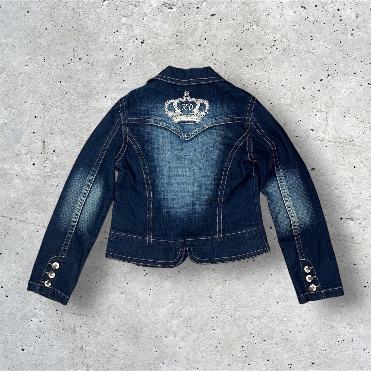 Y2k Royal Denim Jacket