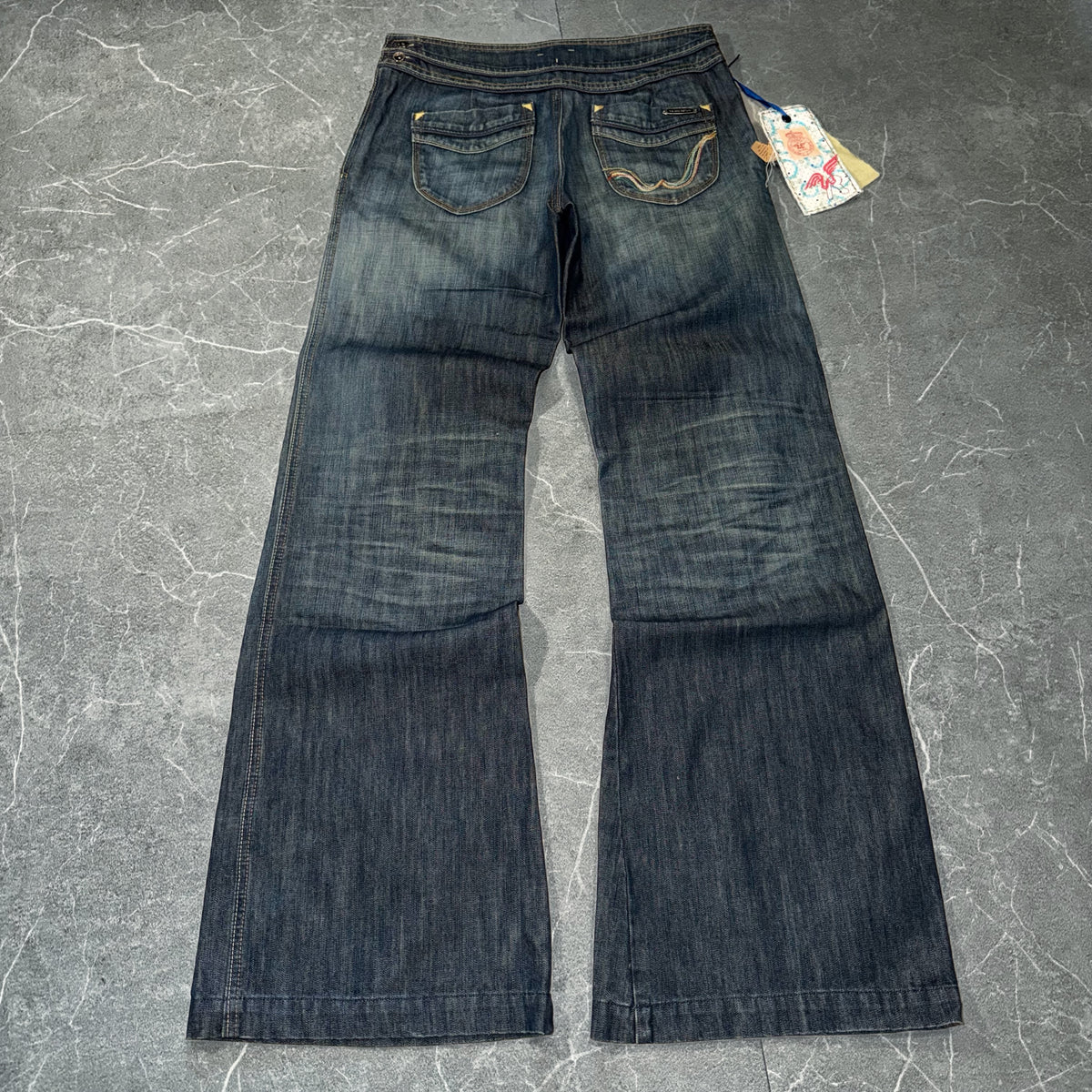 Y2k Replay Wmns Flared mid rise Jeans