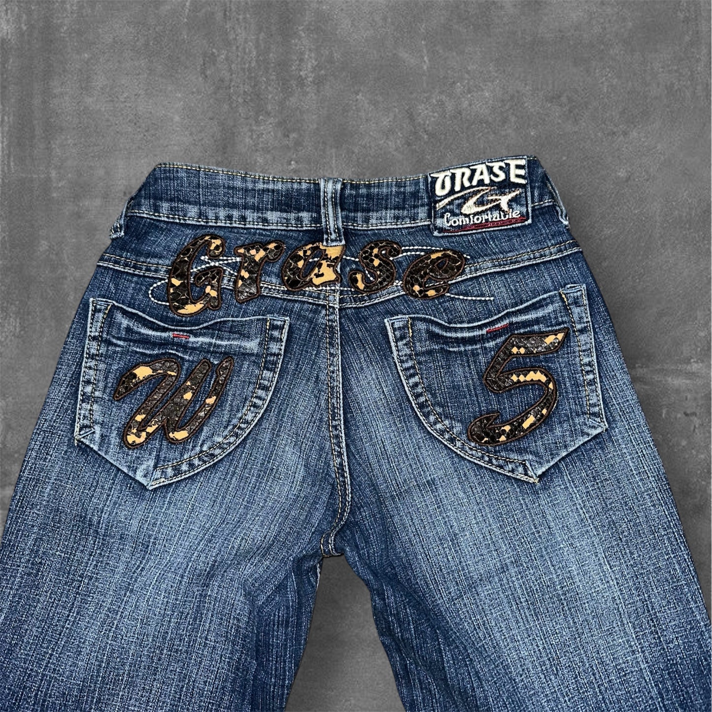 Y2k Grase Flared Jeans