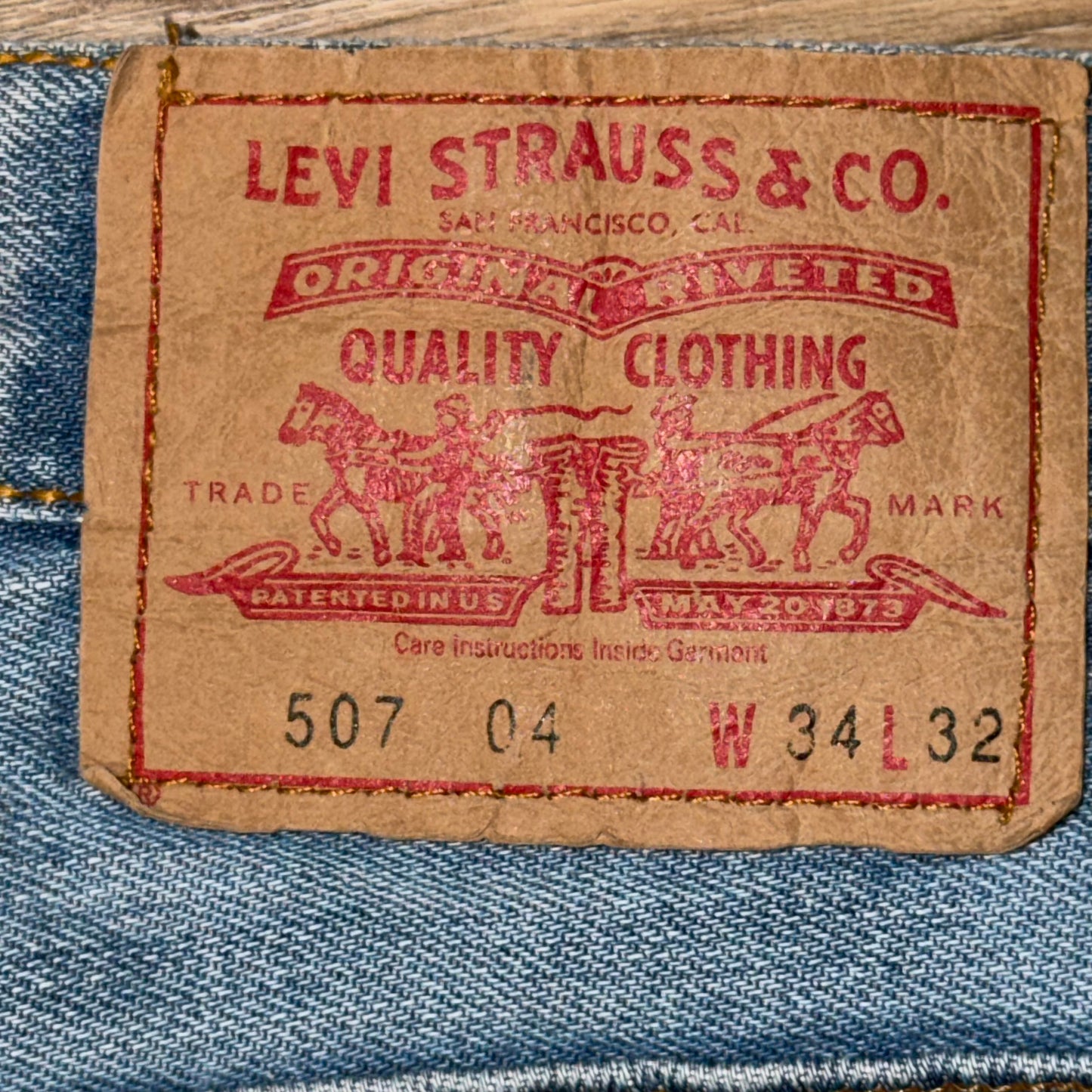 Vintage Levis 507 Jeans