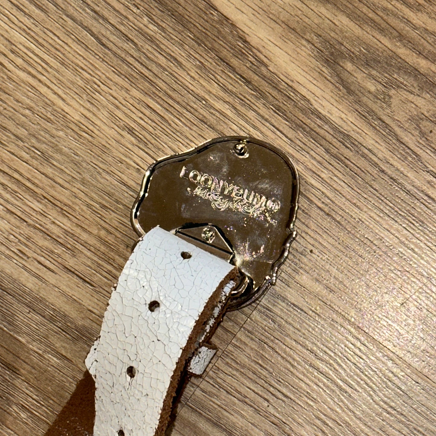 Y2k Strawberry Leather Belt 85cm