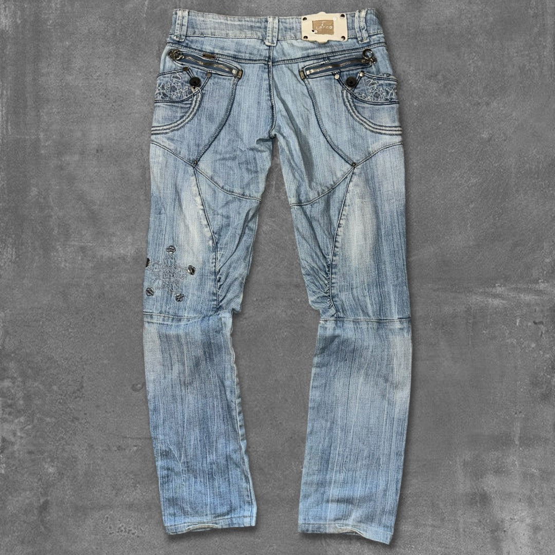 Y2k Japanese Brand Lowrise wmns Jeans