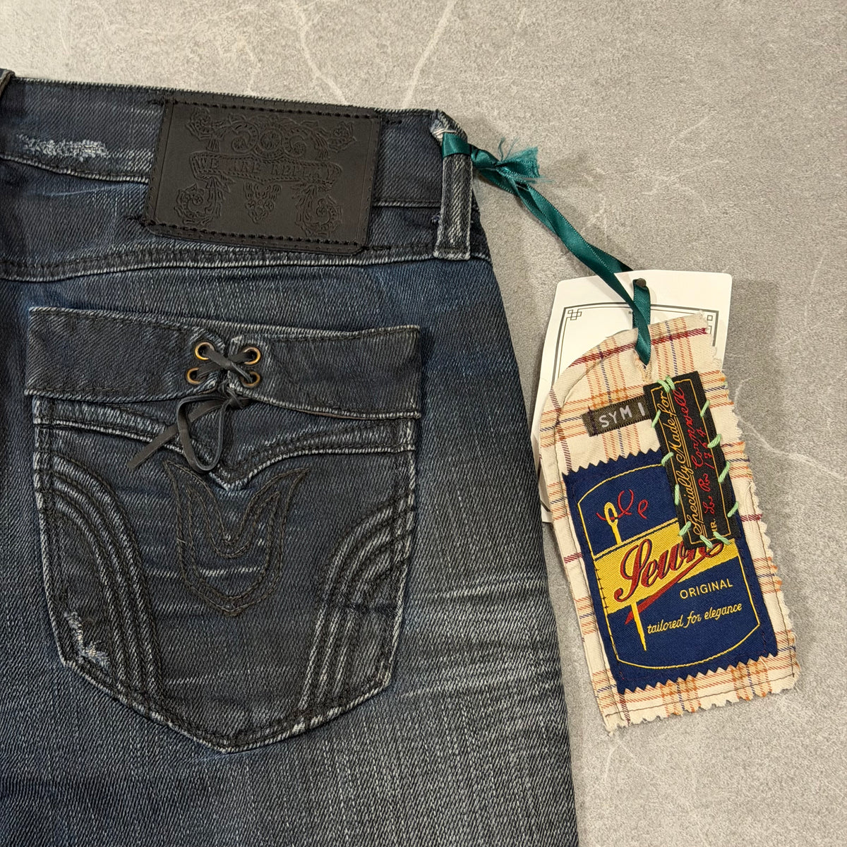 Y2k Replay Wmns Flared Low rise Jeans