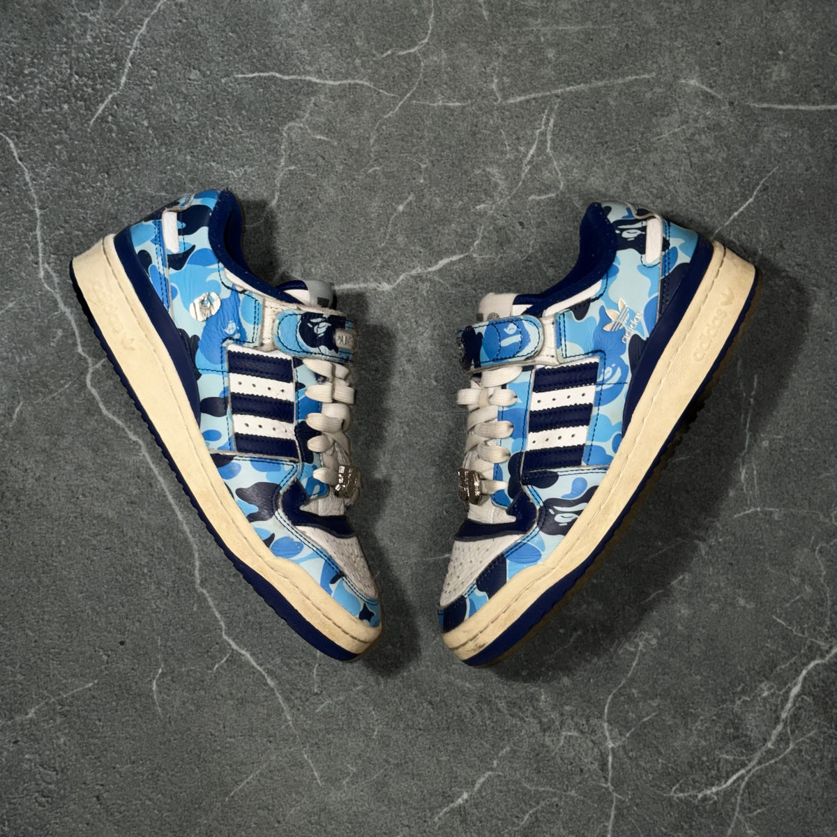Adidas Forum 84 low Bape 30th Anniversary Camo Sneakers [39.5]