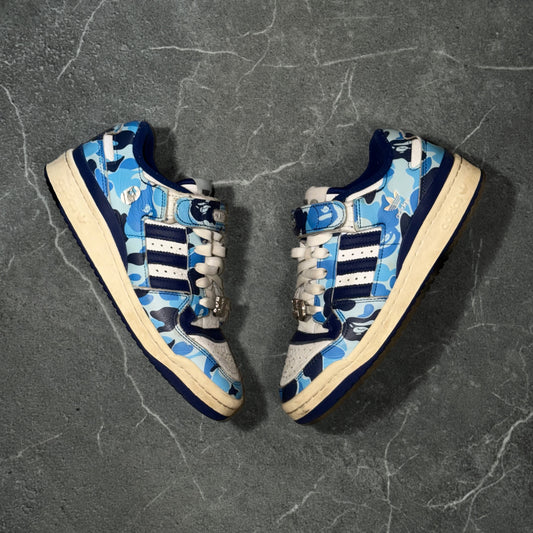 Adidas Forum 84 low Bape 30th Anniversary Camo Sneakers [39.5]