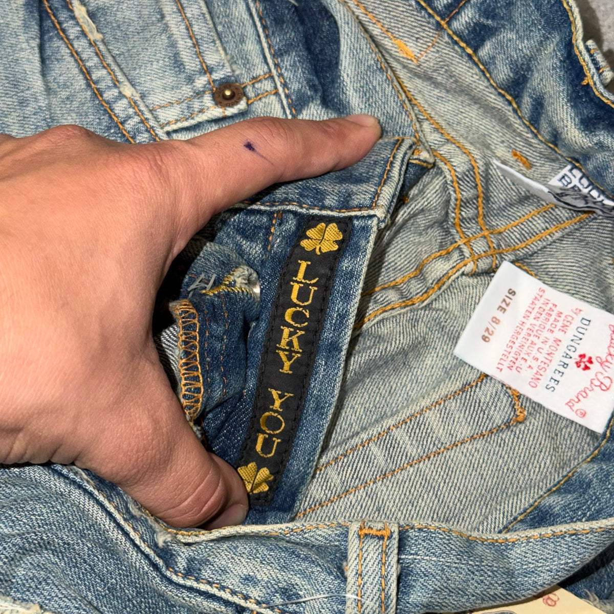 Y2k Lucky Brand “Lucky You” Flared Low rise Jeans