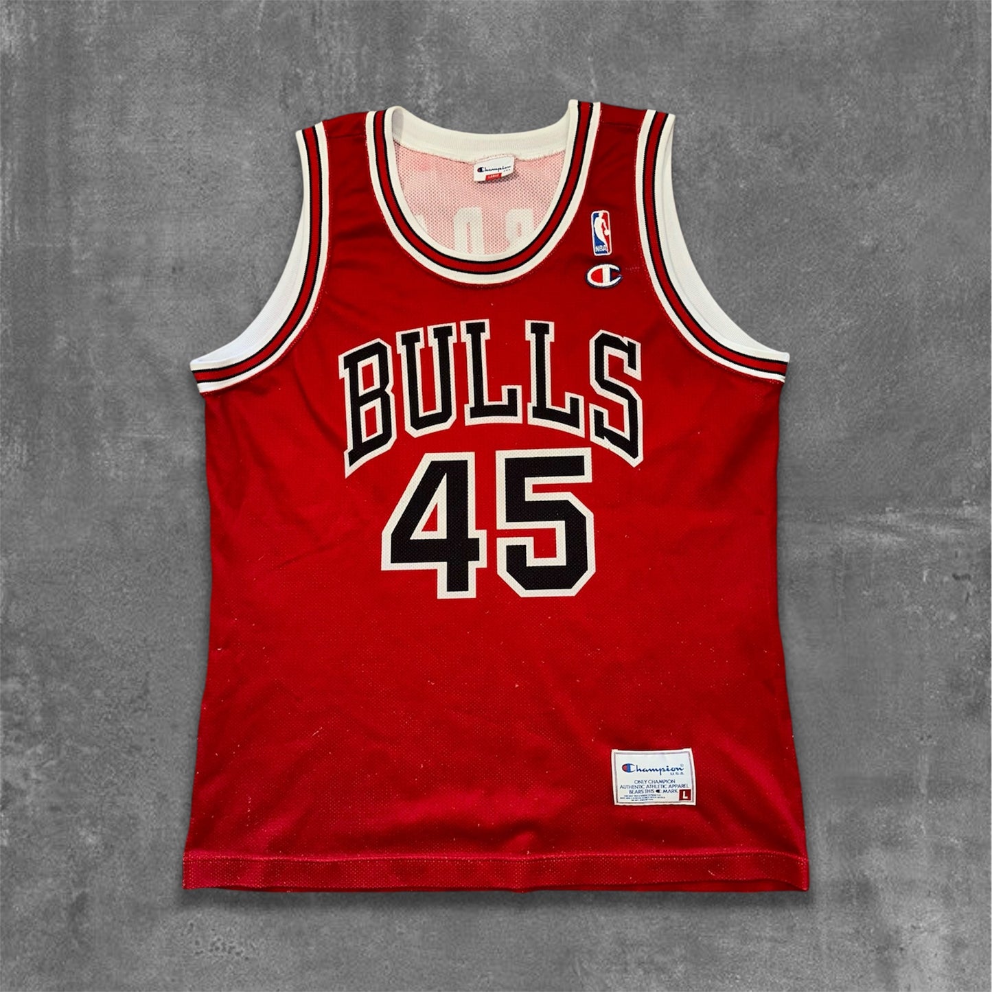 1995 Champion Chicago Bulls Jordan #45 NBA Jersey