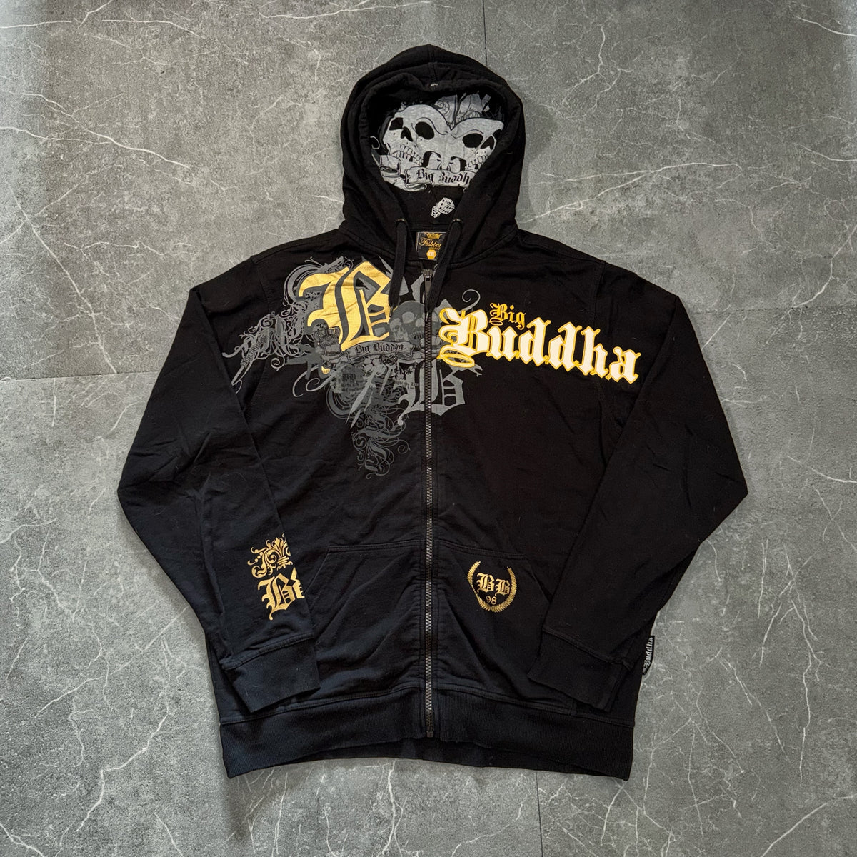 Vintage Fishbone Big Buddha Zip-Up