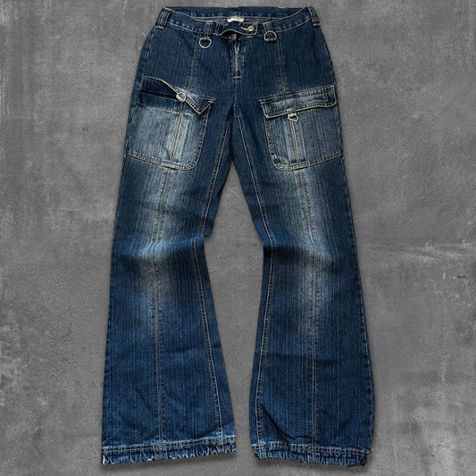 Y2k X-Mail Flared Wmns Jeans