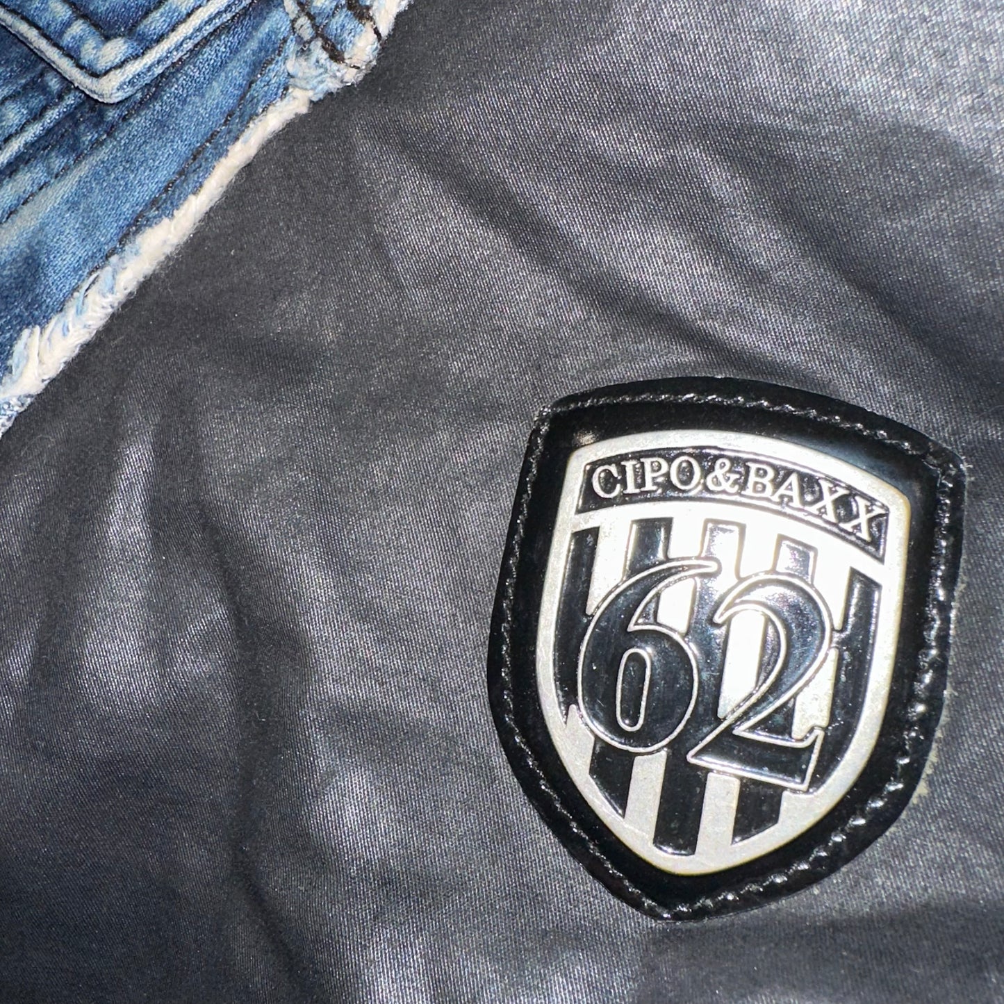 Cipo & Baxx Hooded Denim Jacket