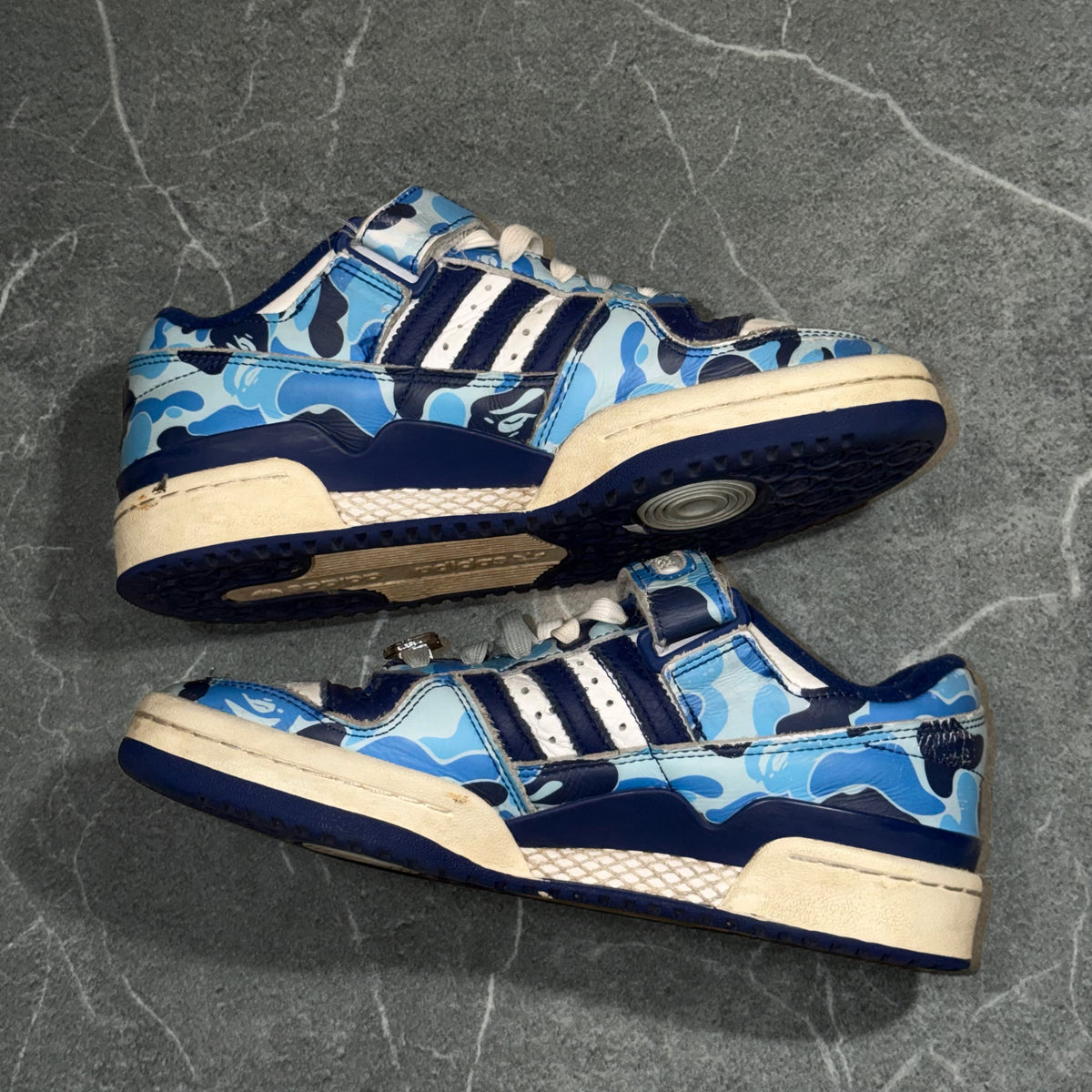 Adidas Forum 84 low Bape 30th Anniversary Camo Sneakers [39.5]