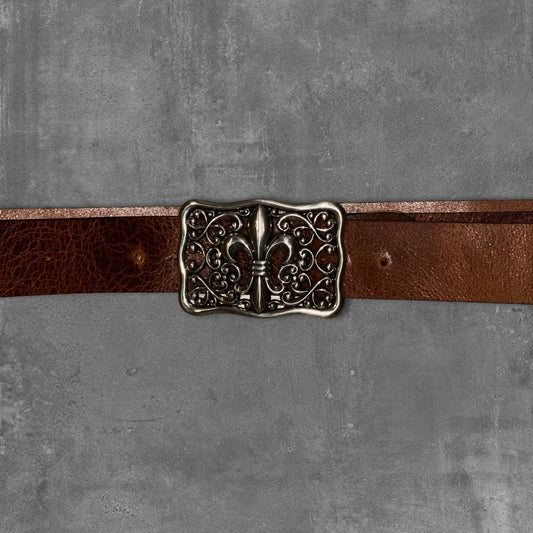 Vintage Leather Belt 120cm