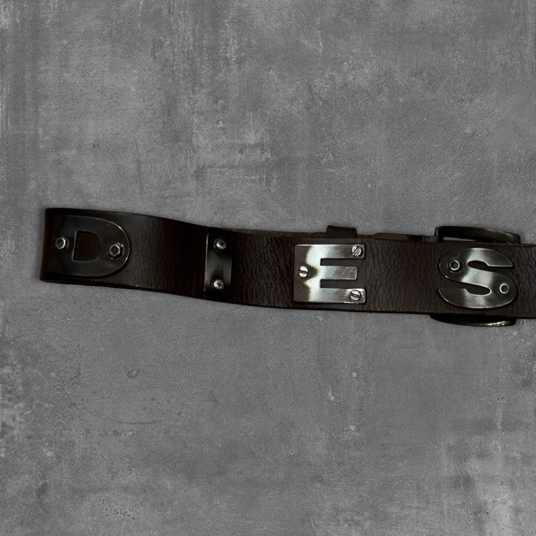 Vintage Diesel Leather Belt 110cm