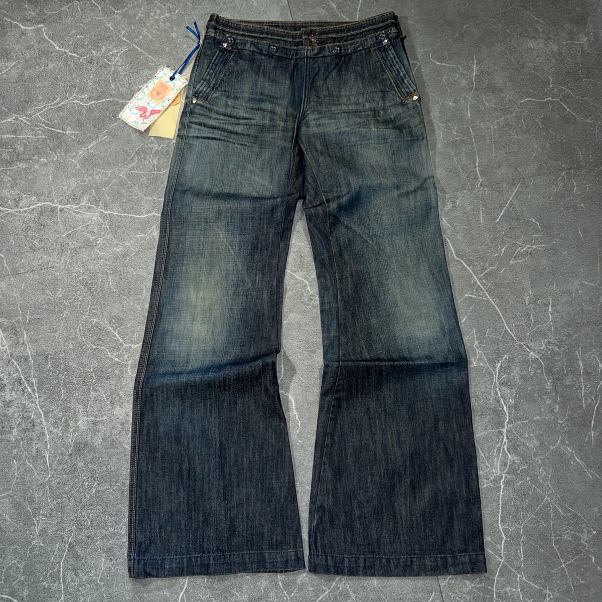 Y2k Replay Wmns Flared mid rise Jeans
