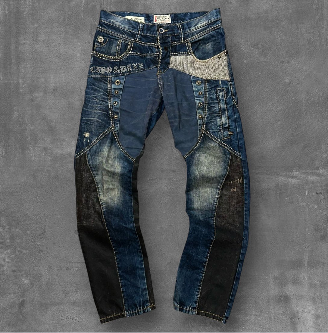 RARE! Cipo & Baxx Biker Jeans