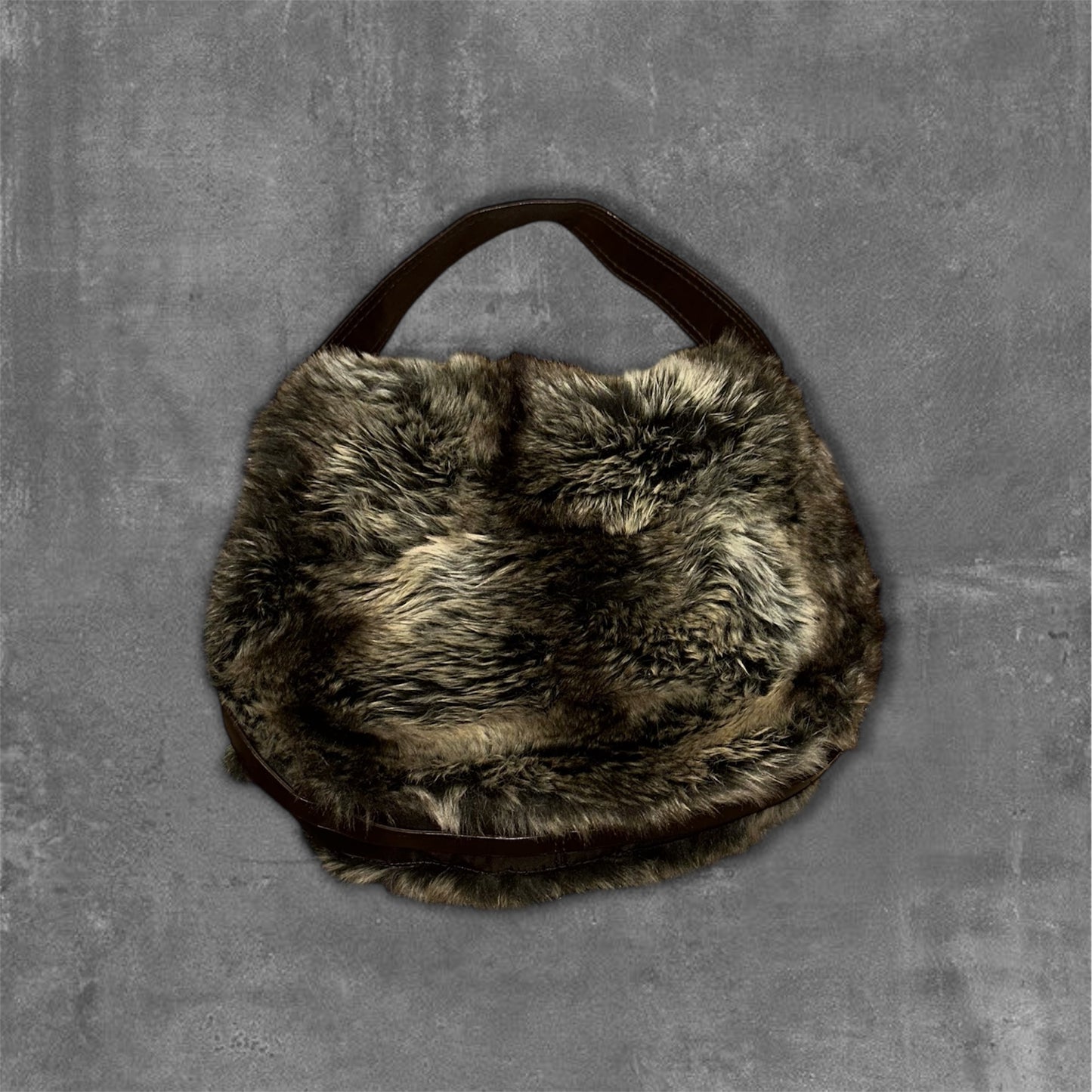 Mango Fur Handbag