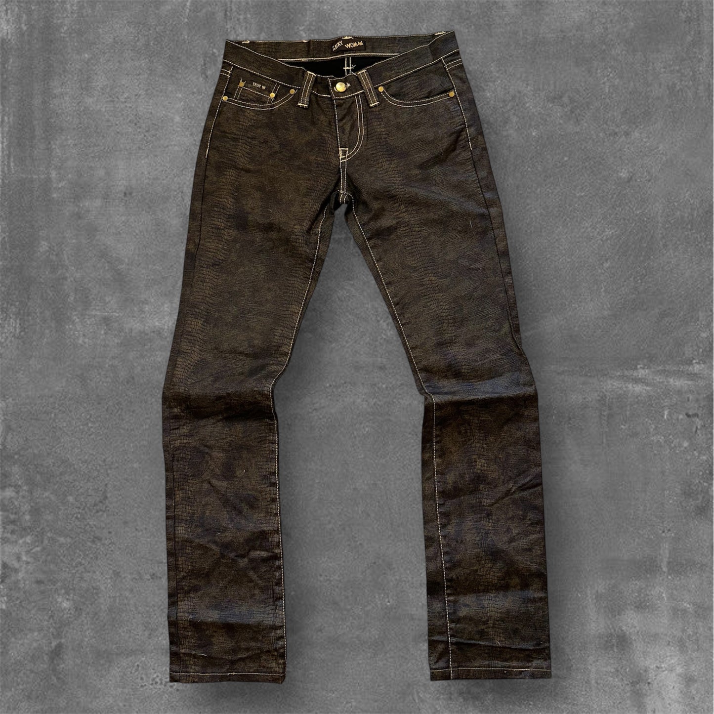 Sexy wmns snake print jeans