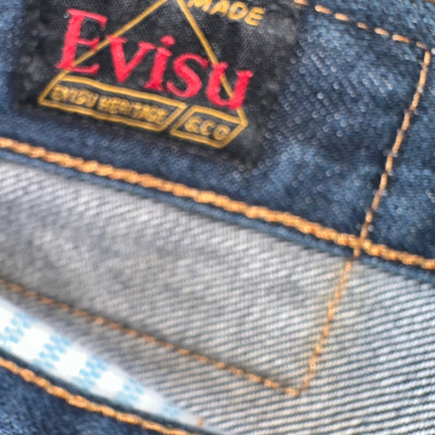 Evisu big logo jeans