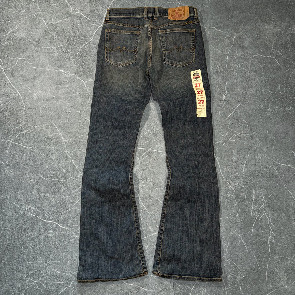 Y2k Lucky Brand “Lucky You” Flared Low rise Jeans