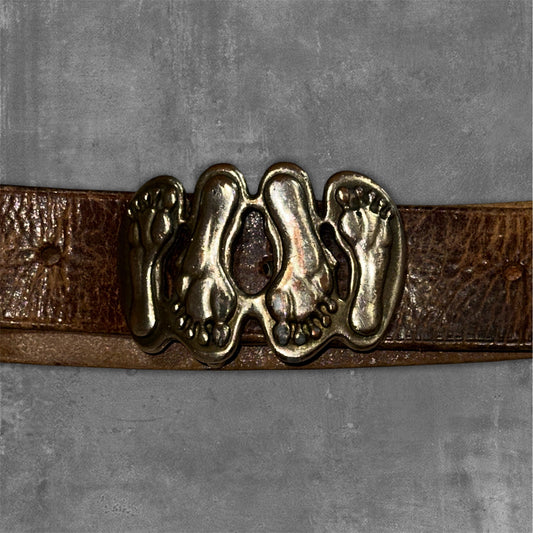 Vintage Leather Belt 115cm