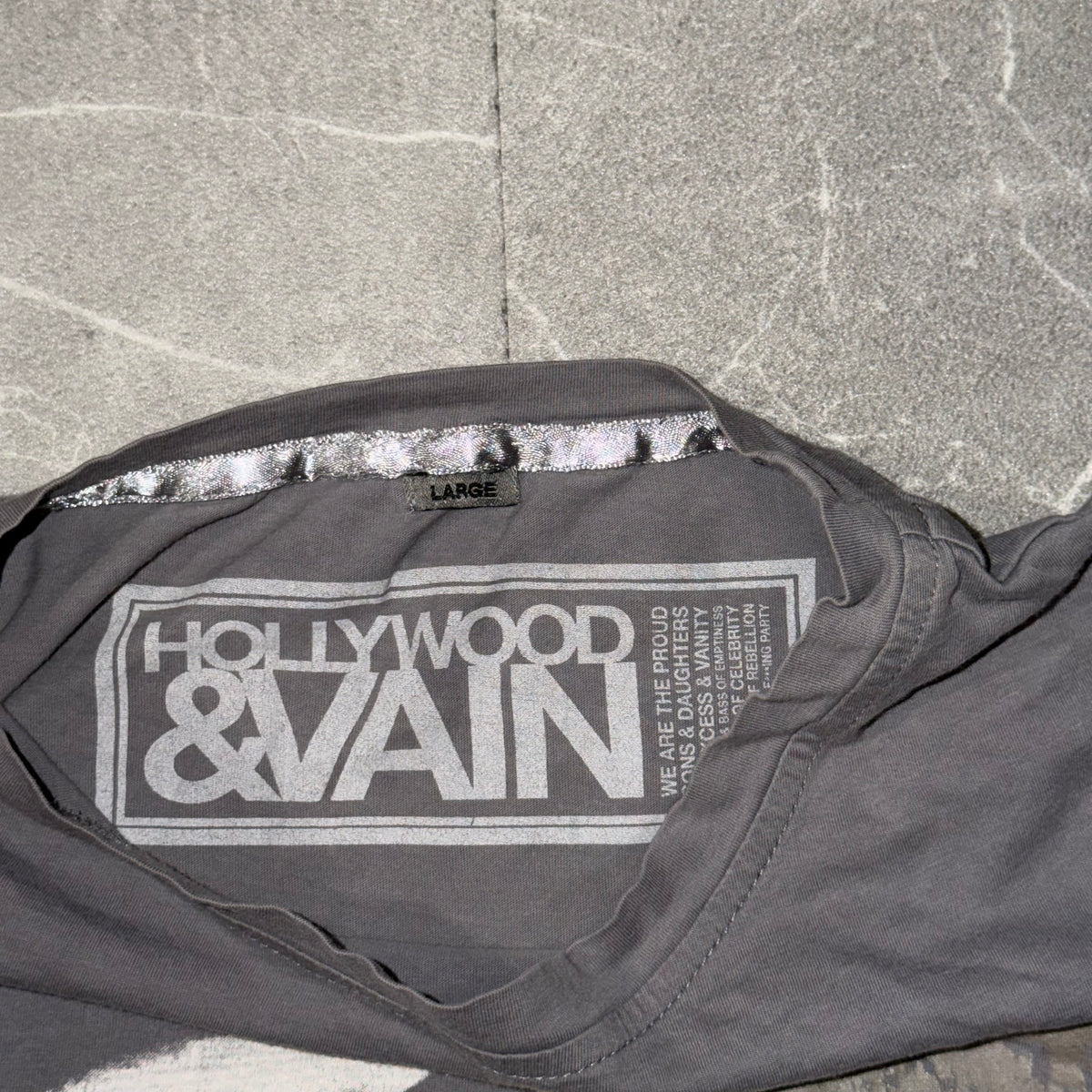 Hollywood & Vain Skull by Salvador Dali tee